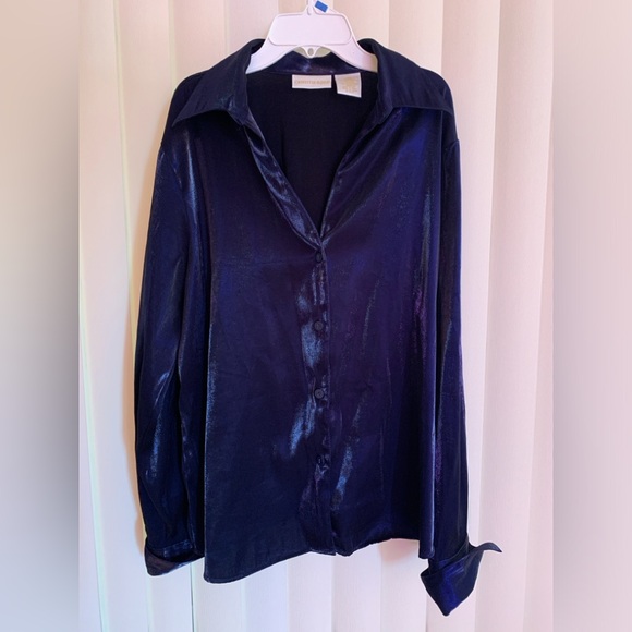 Christie & Jill Iridescent Blouse - Picture 6 of 17